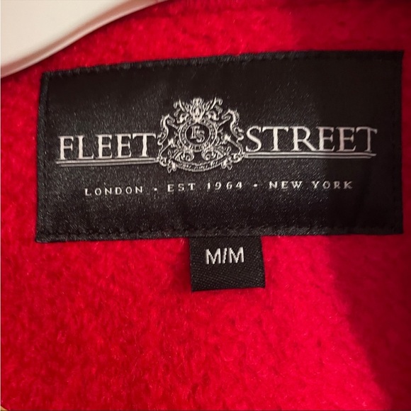 Fleet Street Women Red Jacket Coat size M - Picture 3 of 5